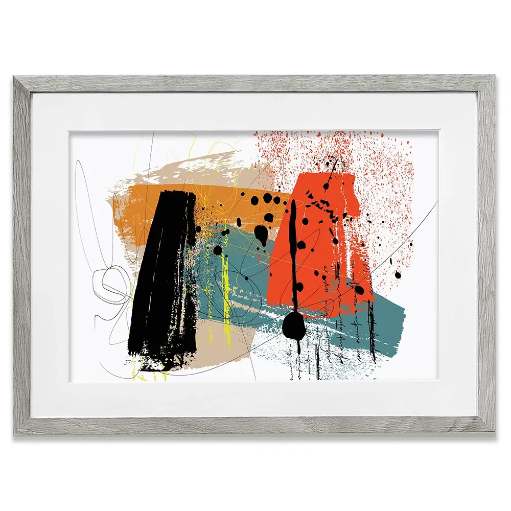 Abstract Everything Framed Art Print Abstract Everything Framed Art Print wall art product Art Print Shop