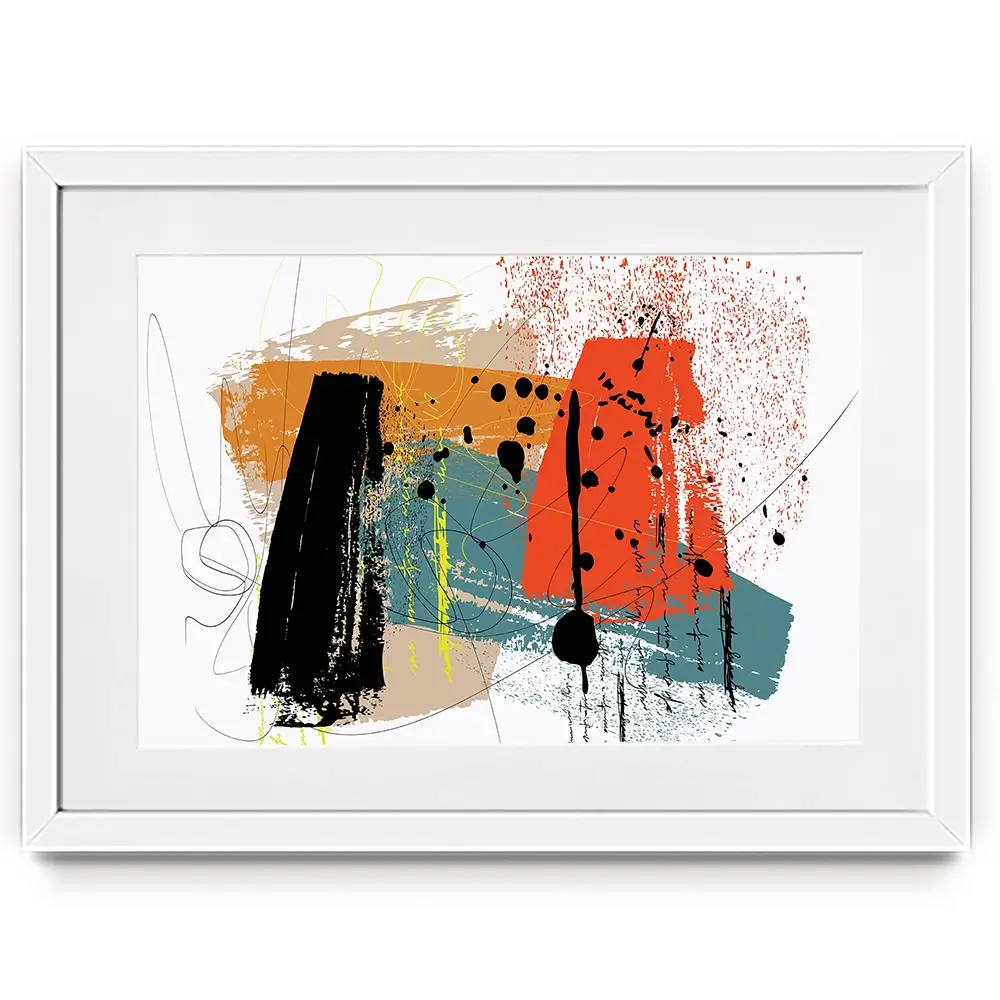 Abstract Everything Framed Art Print Abstract Everything Framed Art Print wall art product Art Print Shop