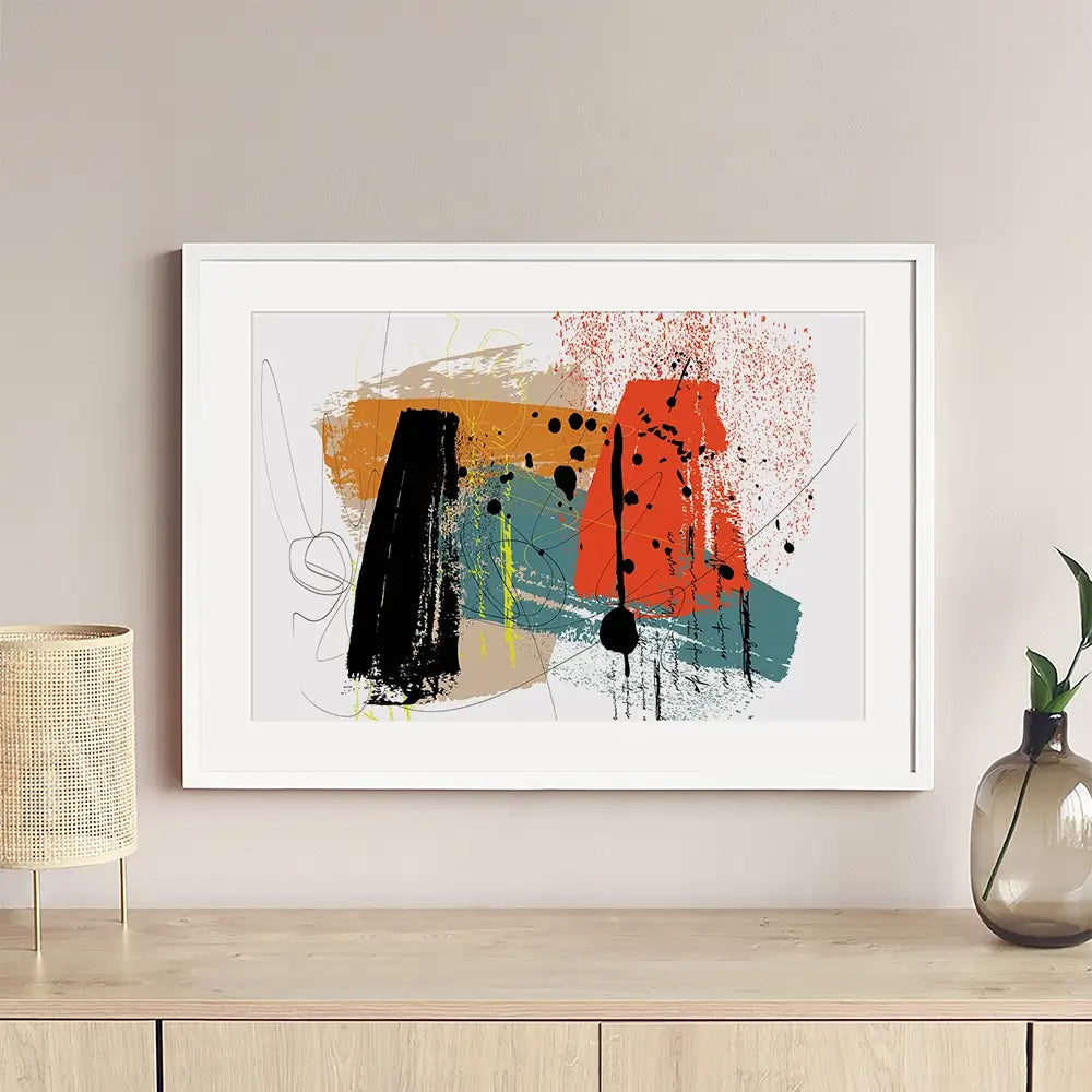 Abstract Everything Framed Art Print Abstract Everything Framed Art Print wall art product Art Print Shop