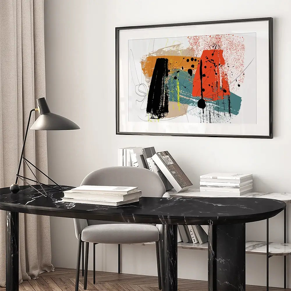 Abstract Everything Framed Art Print Abstract Everything Framed Art Print wall art product Art Print Shop