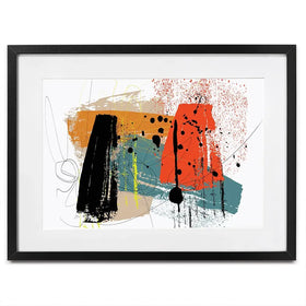 Abstract Everything Framed Art Print Abstract Everything Framed Art Print wall art product Art Print Shop