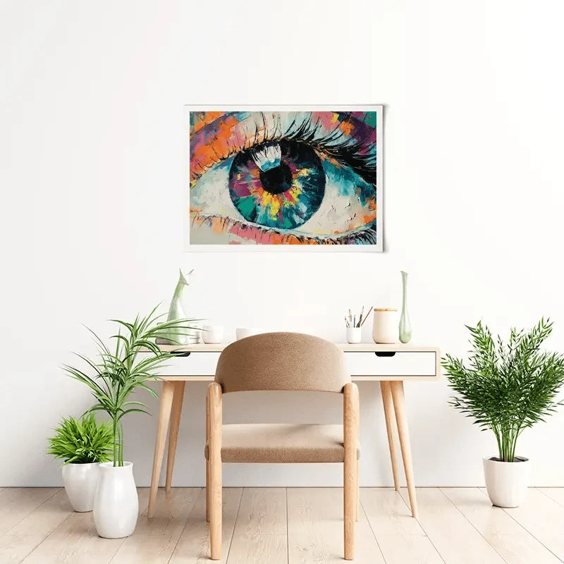 Abstract Eye Art Print Abstract Eye Art Print wall art product Mari Dein / Shutterstock