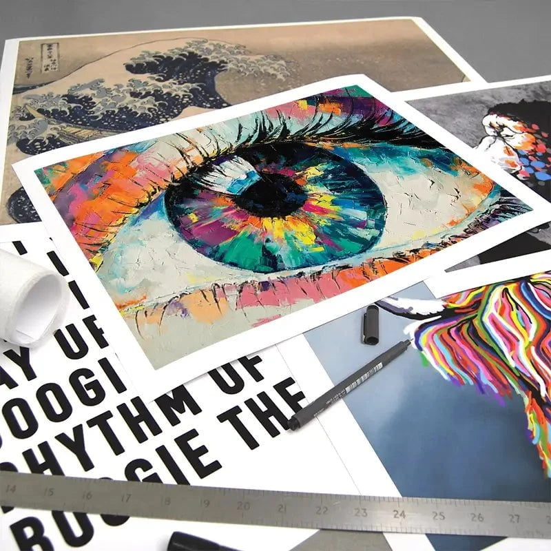 Abstract Eye Art Print Abstract Eye Art Print wall art product Mari Dein / Shutterstock