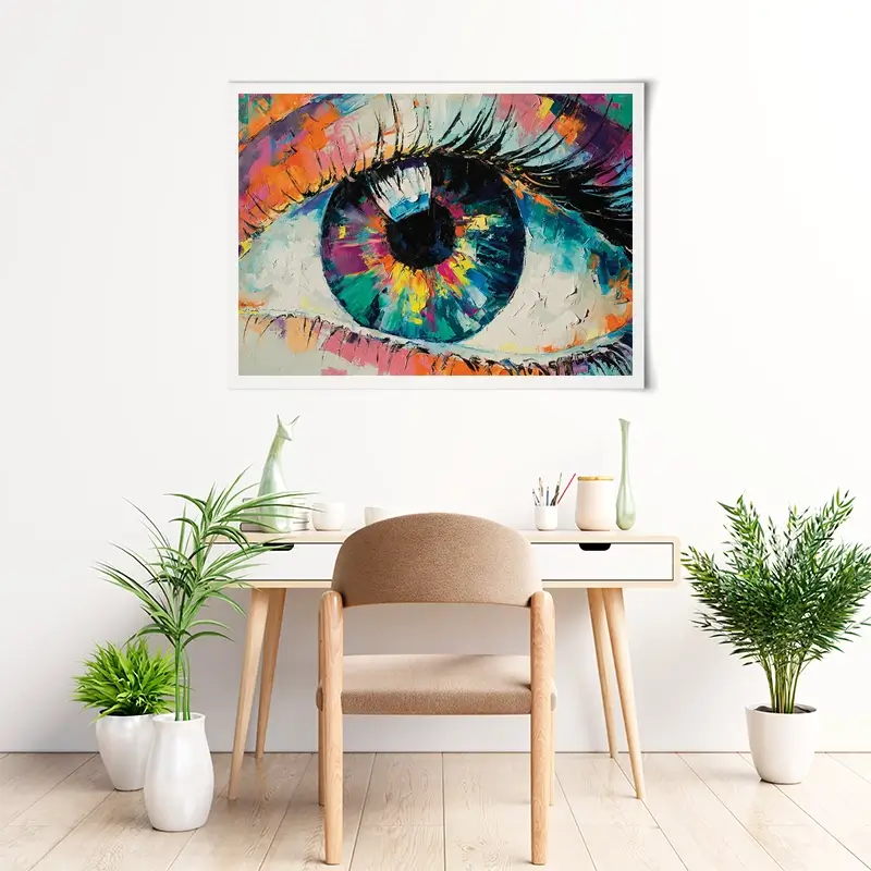 Abstract Eye Art Print Abstract Eye Art Print wall art product Mari Dein / Shutterstock