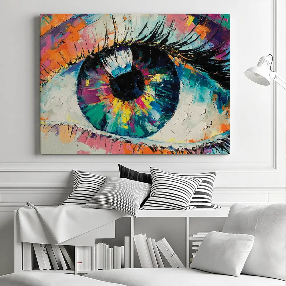 Abstract Eye Canvas Print Abstract Eye Canvas Print wall art product Mari Dein / Shutterstock