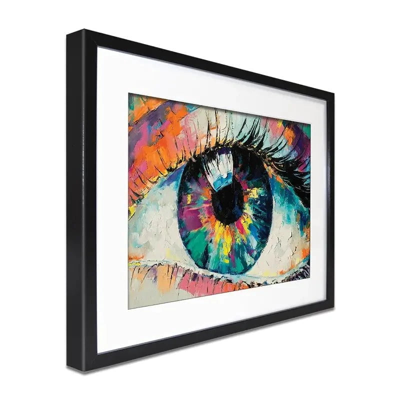 Abstract Eye Framed Art Print Abstract Eye Framed Art Print wall art product Mari Dein / Shutterstock