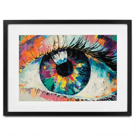 Abstract Eye Framed Art Print Abstract Eye Framed Art Print wall art product Mari Dein / Shutterstock