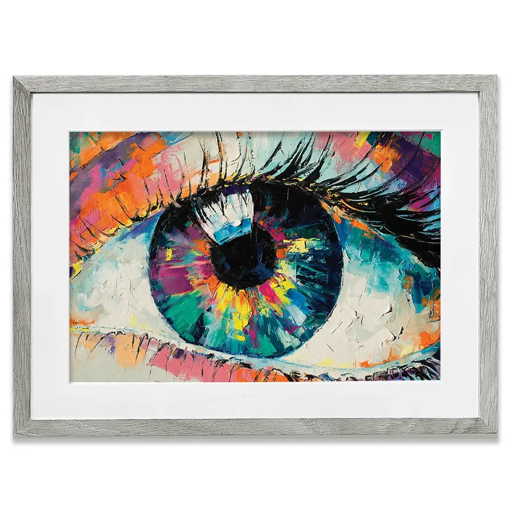 Abstract Eye Framed Art Print Abstract Eye Framed Art Print wall art product Mari Dein / Shutterstock