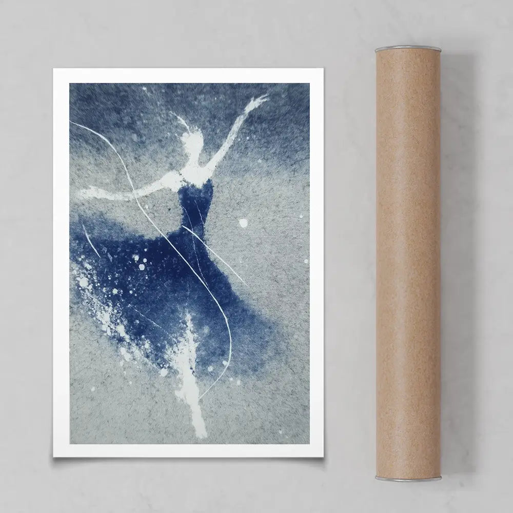 Abstract Figure In Motion Art Print Abstract Figure In Motion Art Print wall art product Chromatic Storm Studio