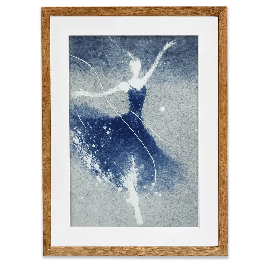 Abstract Figure In Motion Framed Art Print Abstract Figure In Motion Framed Art Print wall art product Chromatic Storm Studio
