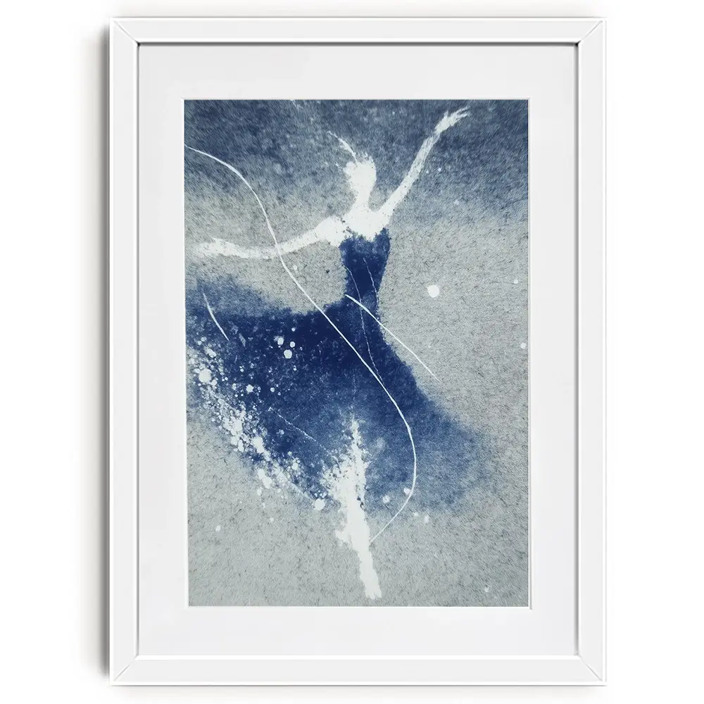 Abstract Figure In Motion Framed Art Print Abstract Figure In Motion Framed Art Print wall art product Chromatic Storm Studio