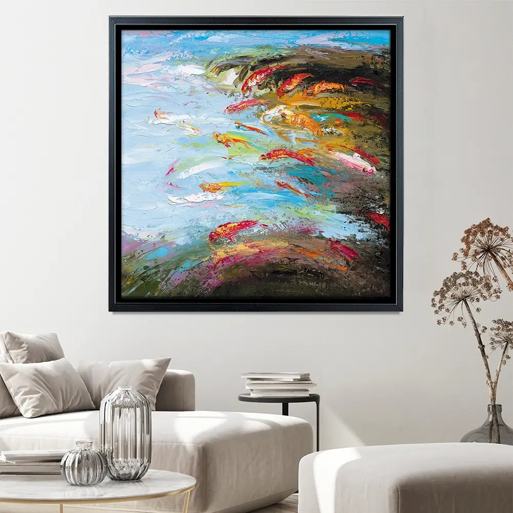 Abstract Fish Canvas Print Abstract Fish Canvas Print wall art product Artone Graphica / Shutterstock