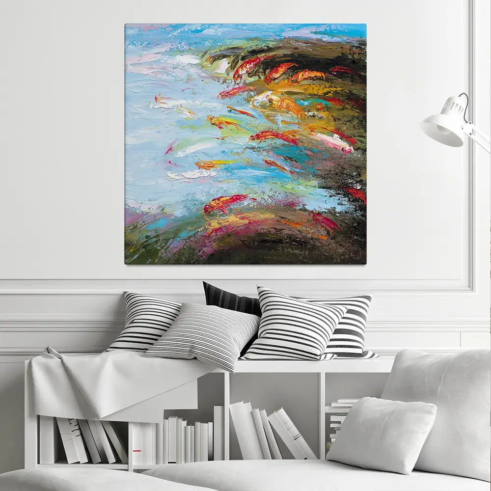 Abstract Fish Canvas Print Abstract Fish Canvas Print wall art product Artone Graphica / Shutterstock