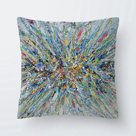 Abstract Floral Bouquet Cushion Abstract Floral Bouquet Cushion wall art product Olga Tkachyk