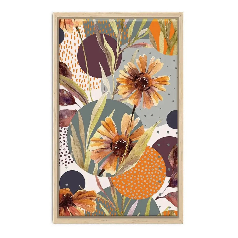 Abstract Floral Canvas Print Abstract Floral Canvas Print wall art product Tanya Syrytsyna / Shutterstock
