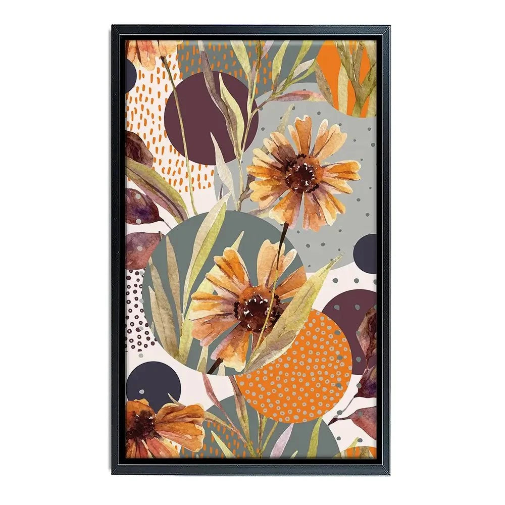 Abstract Floral Canvas Print Abstract Floral Canvas Print wall art product Tanya Syrytsyna / Shutterstock
