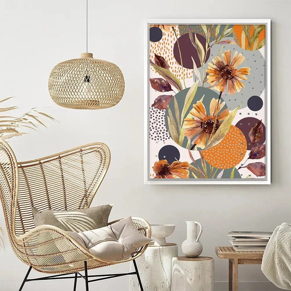 Abstract Floral Canvas Print Abstract Floral Canvas Print wall art product Tanya Syrytsyna / Shutterstock