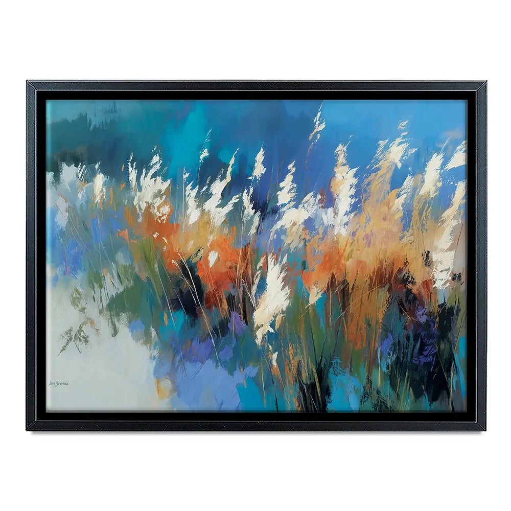 Abstract Floral Meadow With Tall Grasses Canvas Print Abstract Floral Meadow With Tall Grasses Canvas Print wall art product Leon Devenice