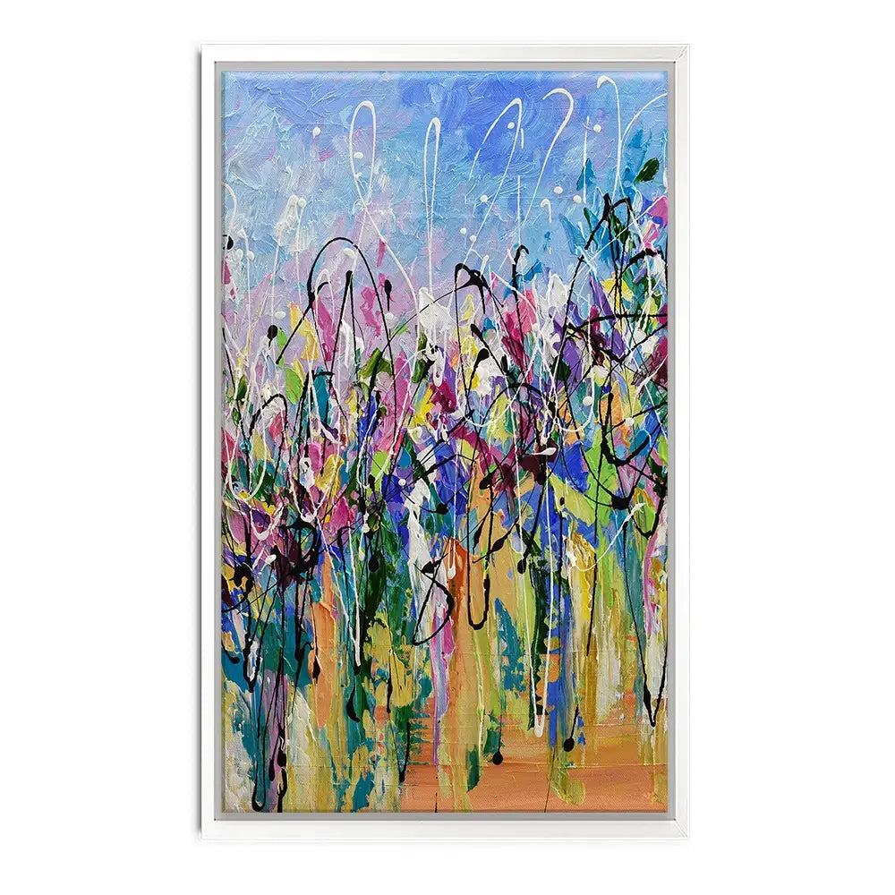 Abstract Floral Mess Canvas Print Abstract Floral Mess Canvas Print wall art product Olga Tkachyk