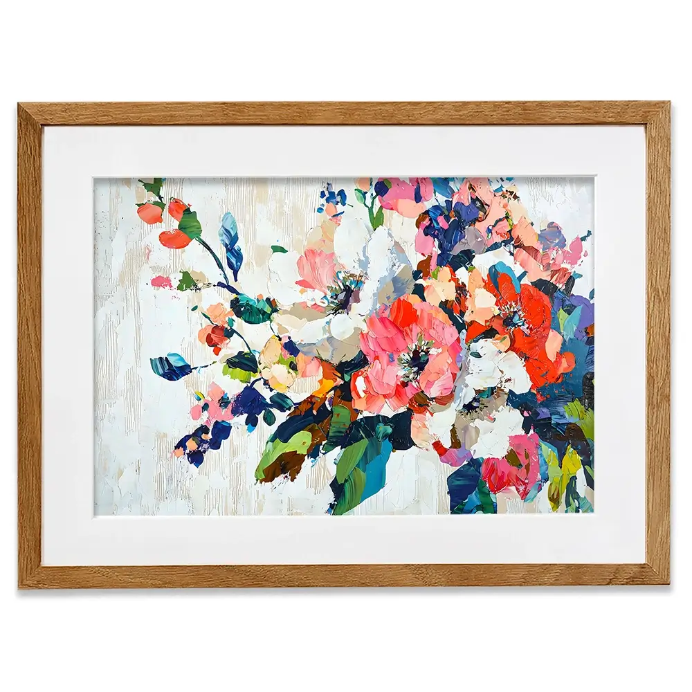 Abstract Flower Branch Framed Art Print Abstract Flower Branch Framed Art Print wall art product Franklyn Gregory - Independent