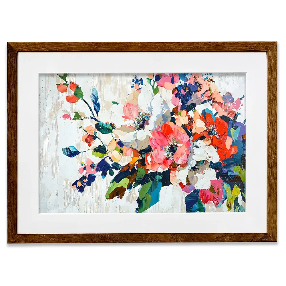 Abstract Flower Branch Framed Art Print Abstract Flower Branch Framed Art Print wall art product Franklyn Gregory - Independent