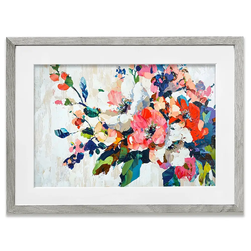 Abstract Flower Branch Framed Art Print Abstract Flower Branch Framed Art Print wall art product Franklyn Gregory - Independent