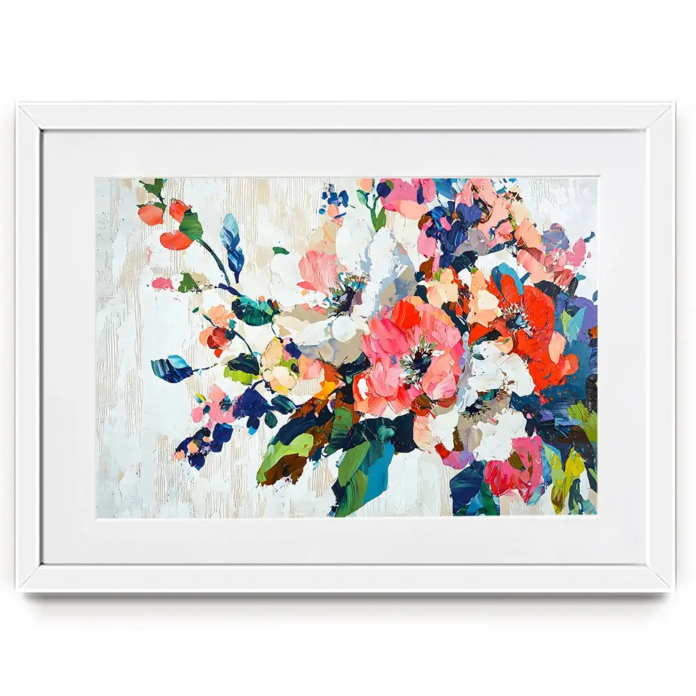 Abstract Flower Branch Framed Art Print Abstract Flower Branch Framed Art Print wall art product Franklyn Gregory - Independent