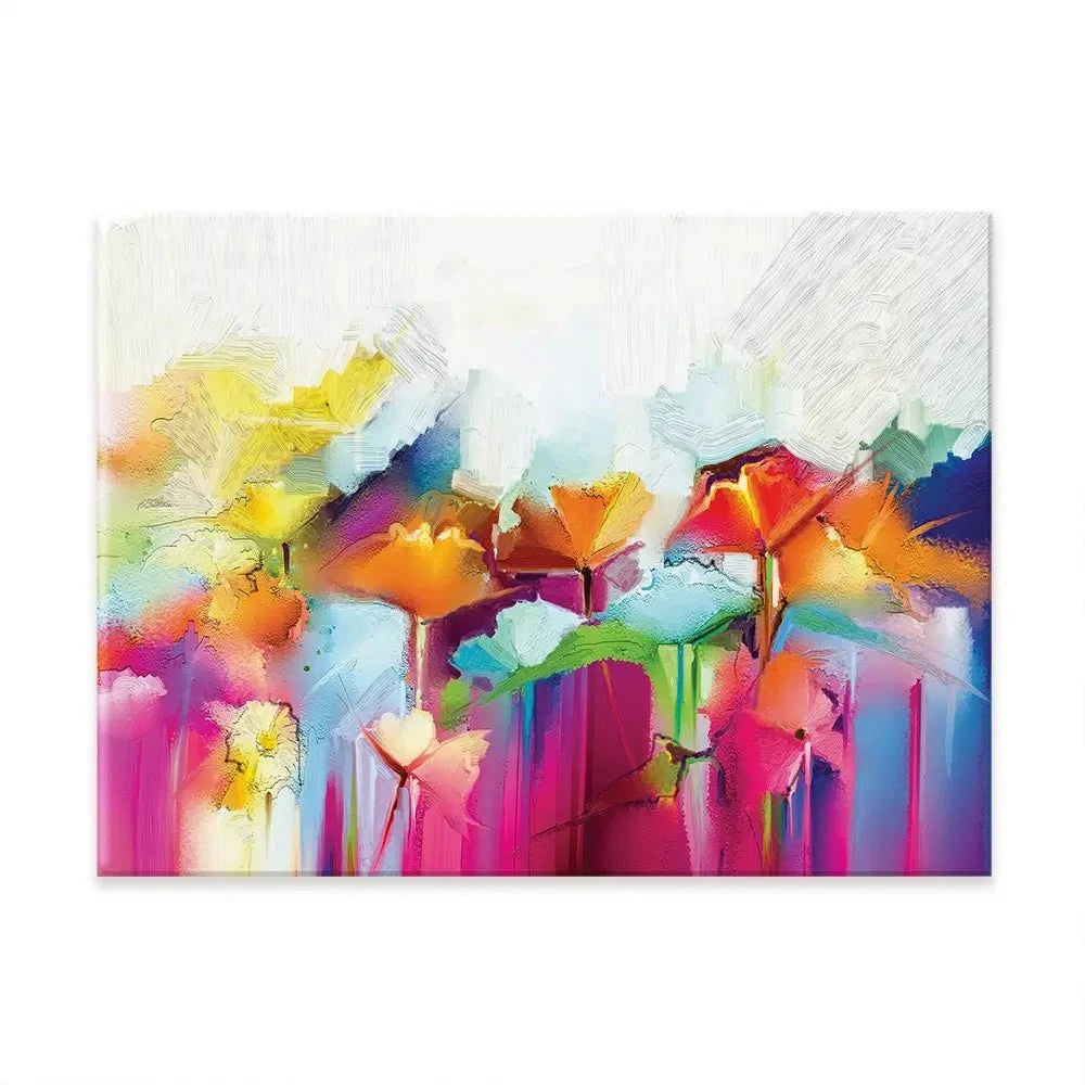 Abstract Flowers Canvas Print Abstract Flowers Canvas Print wall art product pluie_r / Shutterstock