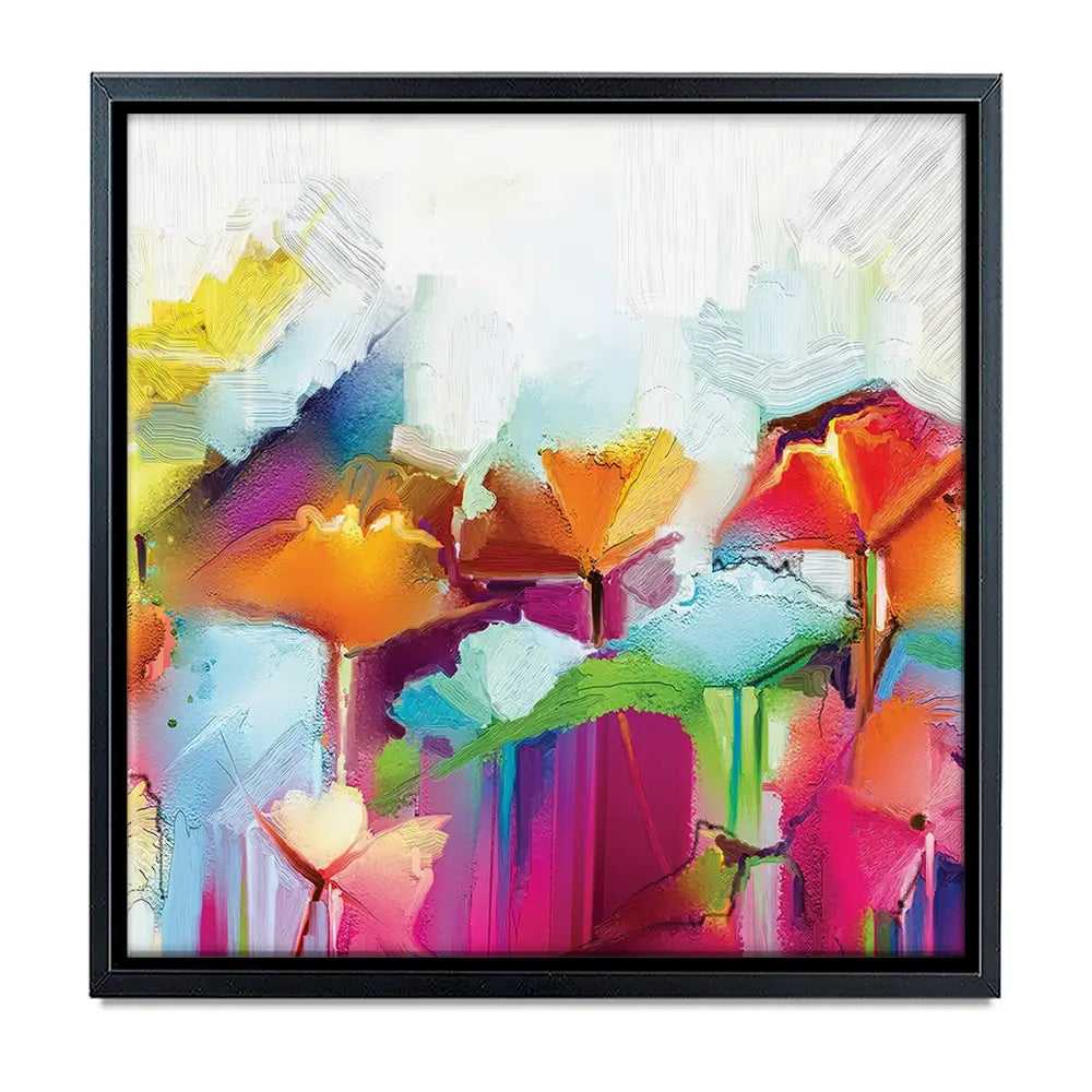 Abstract Flowers Oversized Canvas Print Abstract Flowers Oversized Canvas Print wall art product Art Print Shop