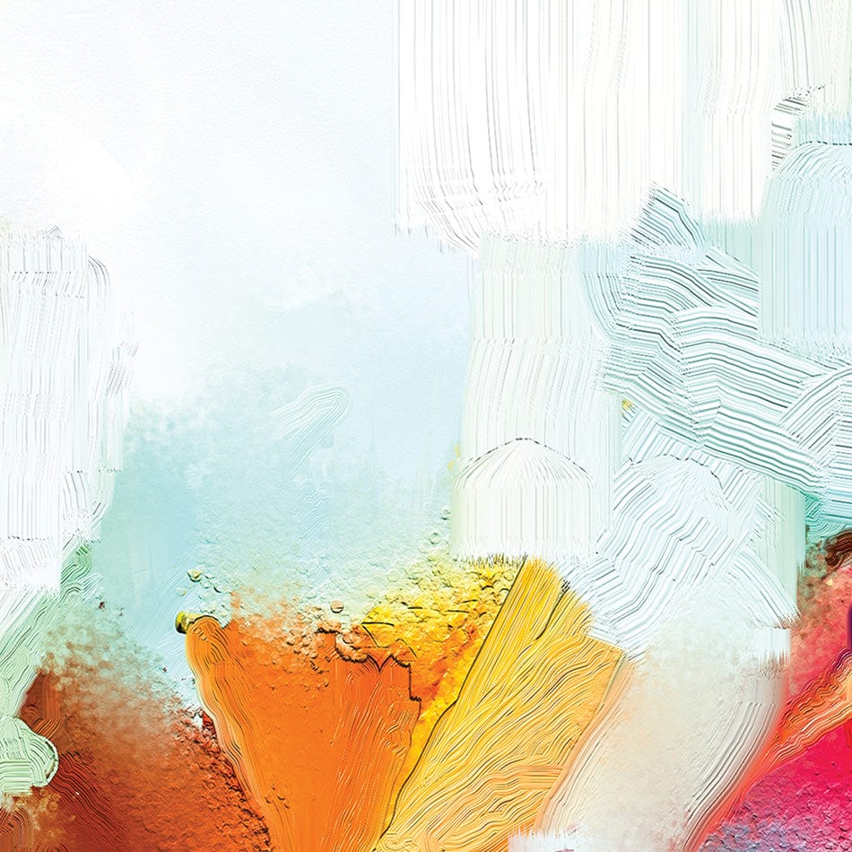 Abstract Flowers Square Canvas Print wall art product pluie_r / Shutterstock