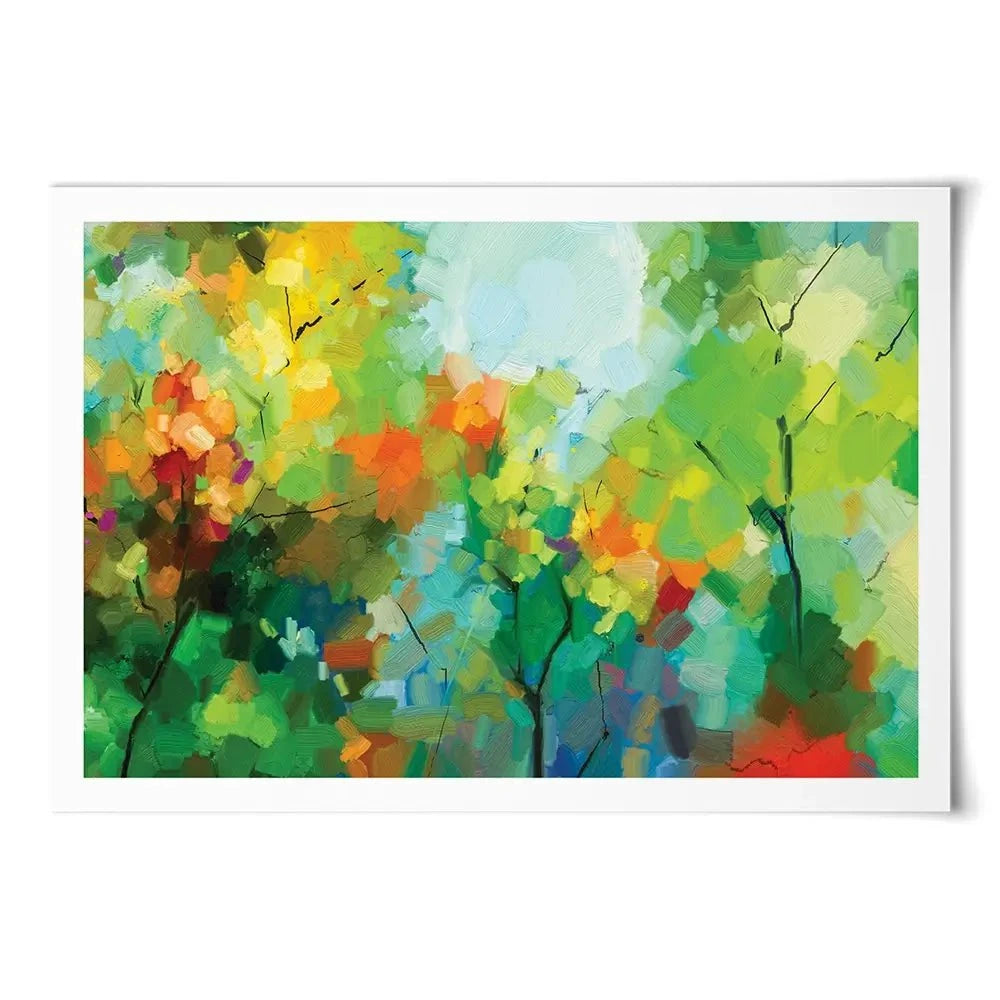 Abstract Forest Art Print Abstract Forest Art Print wall art product pluie_r / Shutterstock