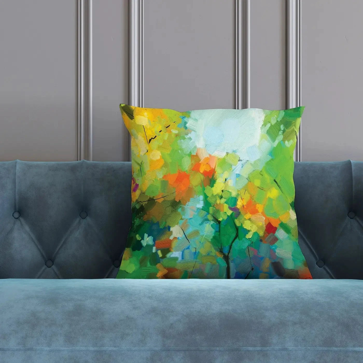 Abstract Forest Cushion Abstract Forest Cushion wall art product pluie_r / Shutterstock