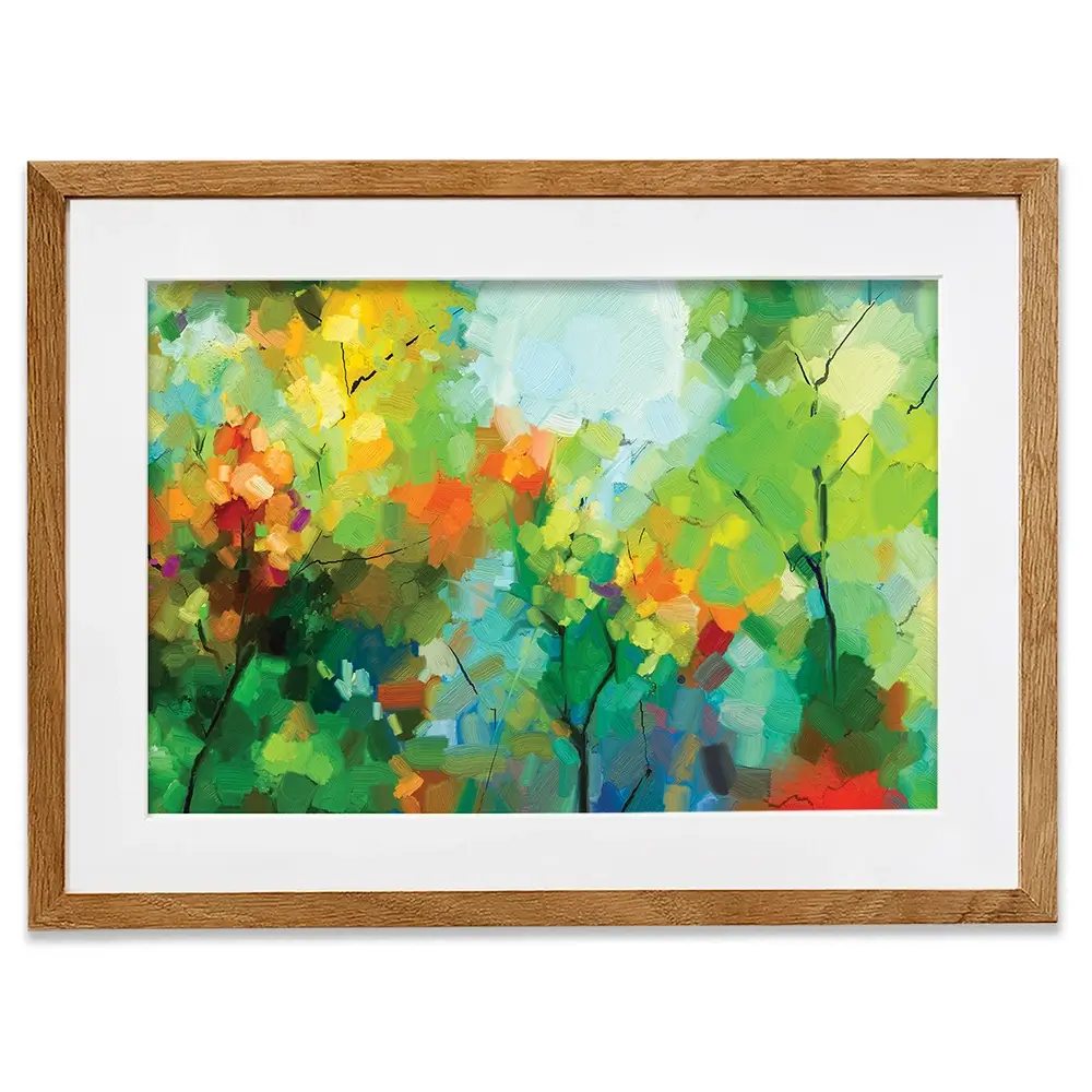 Abstract Forest Framed Art Print Abstract Forest Framed Art Print wall art product pluie_r / Shutterstock