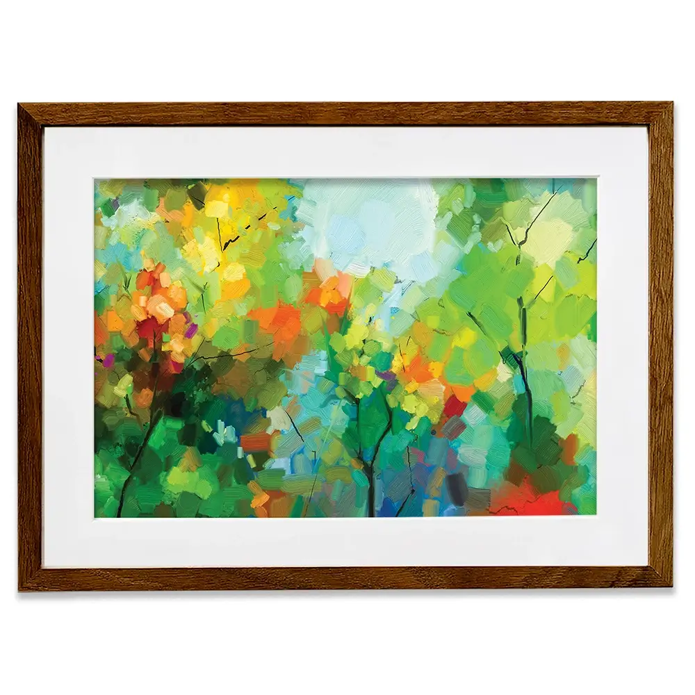 Abstract Forest Framed Art Print Abstract Forest Framed Art Print wall art product pluie_r / Shutterstock
