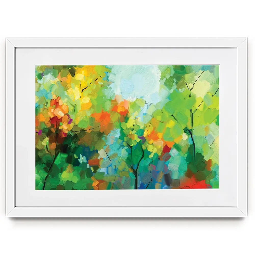 Abstract Forest Framed Art Print Abstract Forest Framed Art Print wall art product pluie_r / Shutterstock