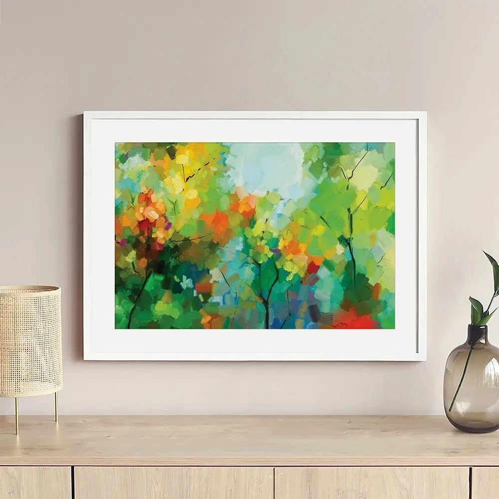 Abstract Forest Framed Art Print Abstract Forest Framed Art Print wall art product pluie_r / Shutterstock