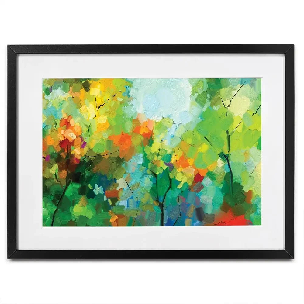 Abstract Forest Framed Art Print Abstract Forest Framed Art Print wall art product pluie_r / Shutterstock