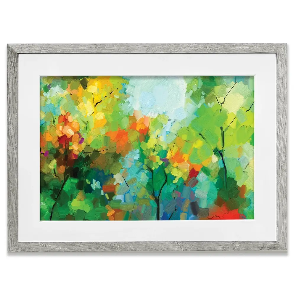 Abstract Forest Framed Art Print Abstract Forest Framed Art Print wall art product pluie_r / Shutterstock