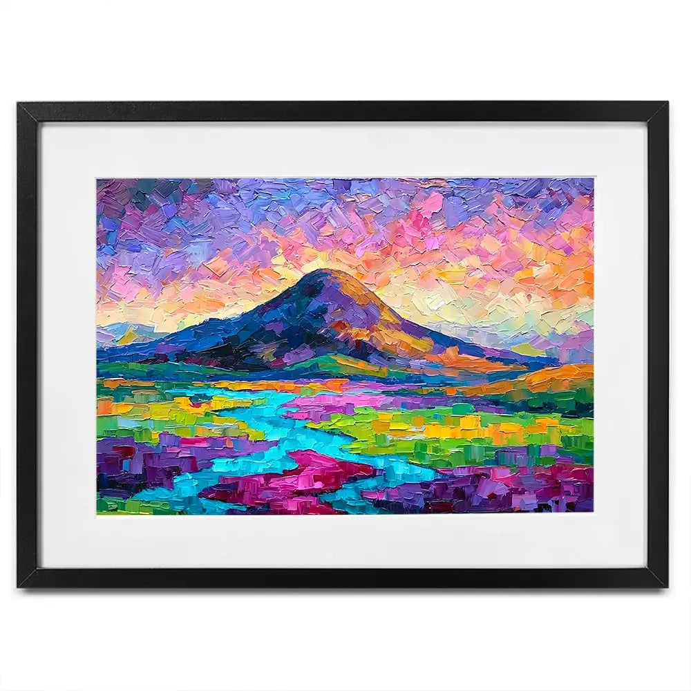 Abstract Hillside Framed Art Print Abstract Hillside Framed Art Print wall art product David Alexander Elder