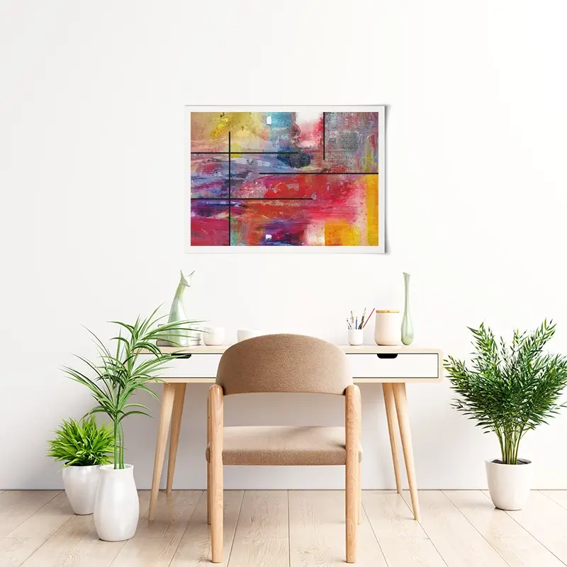 Abstract Lines Art Print Abstract Lines Art Print wall art product AZdesign / Shutterstock