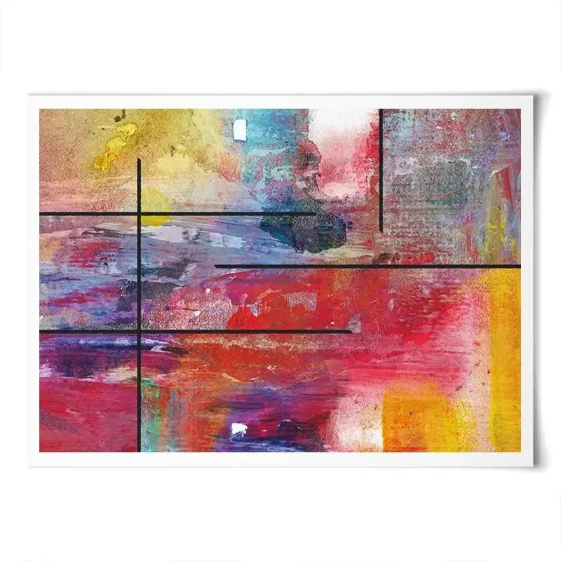 Abstract Lines Art Print Abstract Lines Art Print wall art product AZdesign / Shutterstock