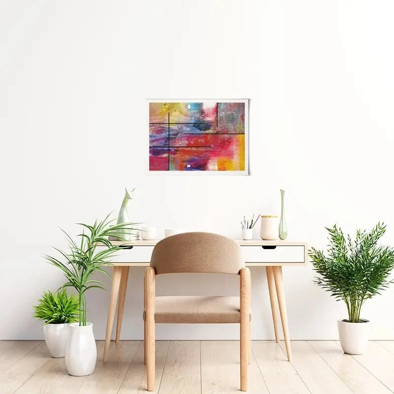 Abstract Lines Art Print Abstract Lines Art Print wall art product AZdesign / Shutterstock