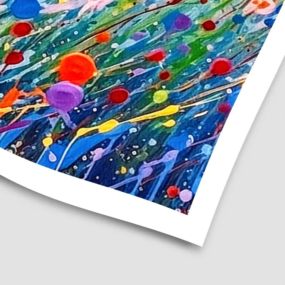 Abstract Meadow Flowers Art Print Abstract Meadow Flowers Art Print wall art product Lena Owens - Independent