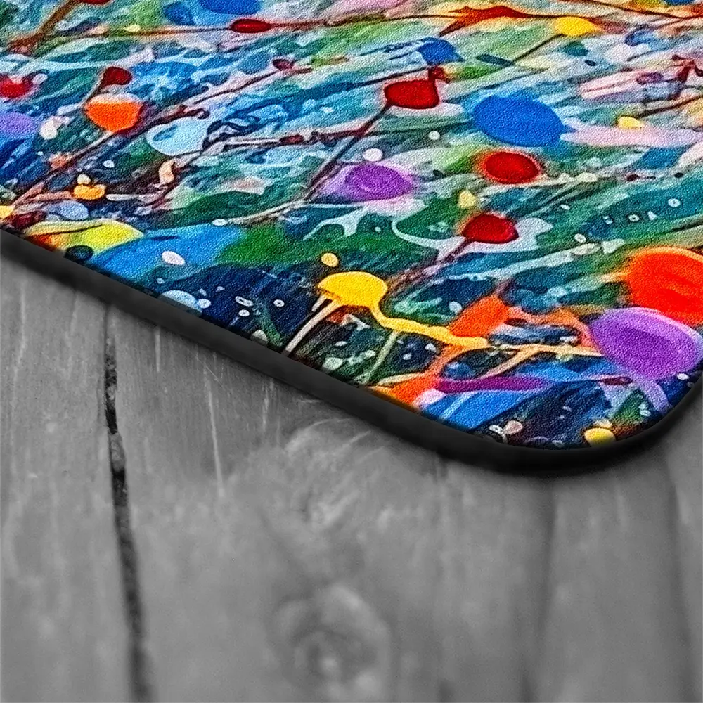 Abstract Meadow Flowers Coaster Set Abstract Meadow Flowers Coaster Set wall art product Lena Owens - Independent
