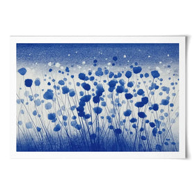 Abstract Meadow Grasses Art Print Abstract Meadow Grasses Art Print wall art product Chromatic Storm Studio