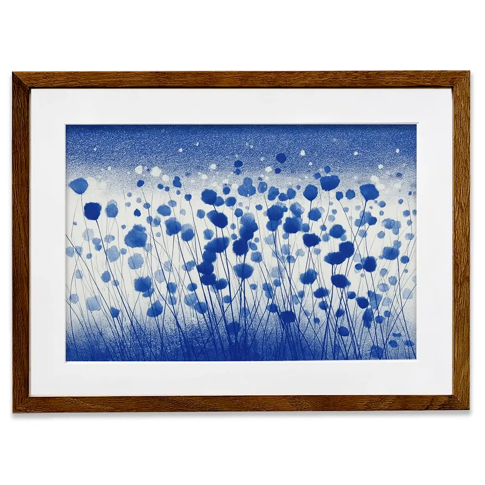 Abstract Meadow Grasses Framed Art Print Abstract Meadow Grasses Framed Art Print wall art product Chromatic Storm Studio