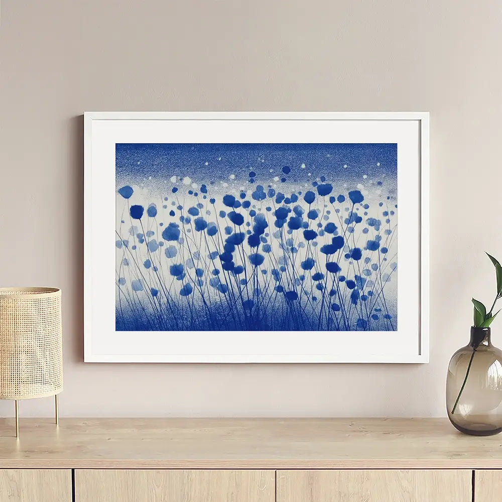 Abstract Meadow Grasses Framed Art Print Abstract Meadow Grasses Framed Art Print wall art product Chromatic Storm Studio