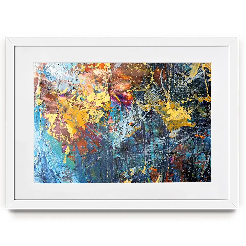 Abstract Mess Framed Art Print Abstract Mess Framed Art Print wall art product S-BELOV / Shutterstock