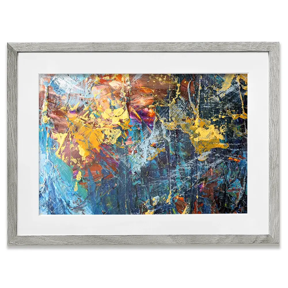Abstract Mess Framed Art Print Abstract Mess Framed Art Print wall art product S-BELOV / Shutterstock