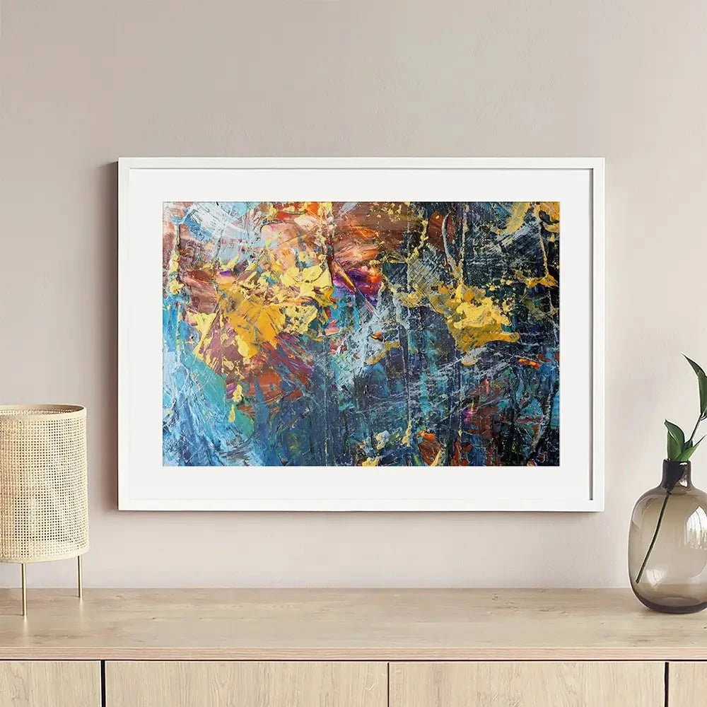 Abstract Mess Framed Art Print Abstract Mess Framed Art Print wall art product S-BELOV / Shutterstock